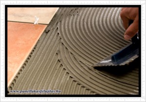 Floor tiles adhesive